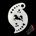 Ooh Stencils R01 Pochoir Unicorn Storm - Licorne